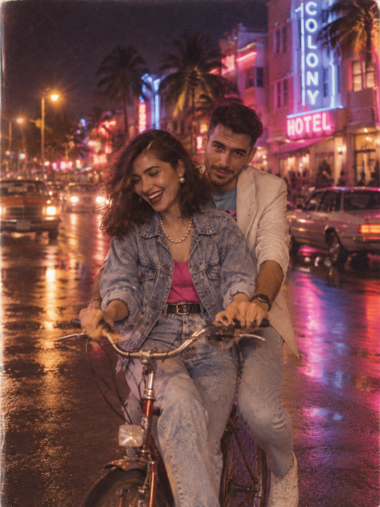 Midnight Bicycle Love Story