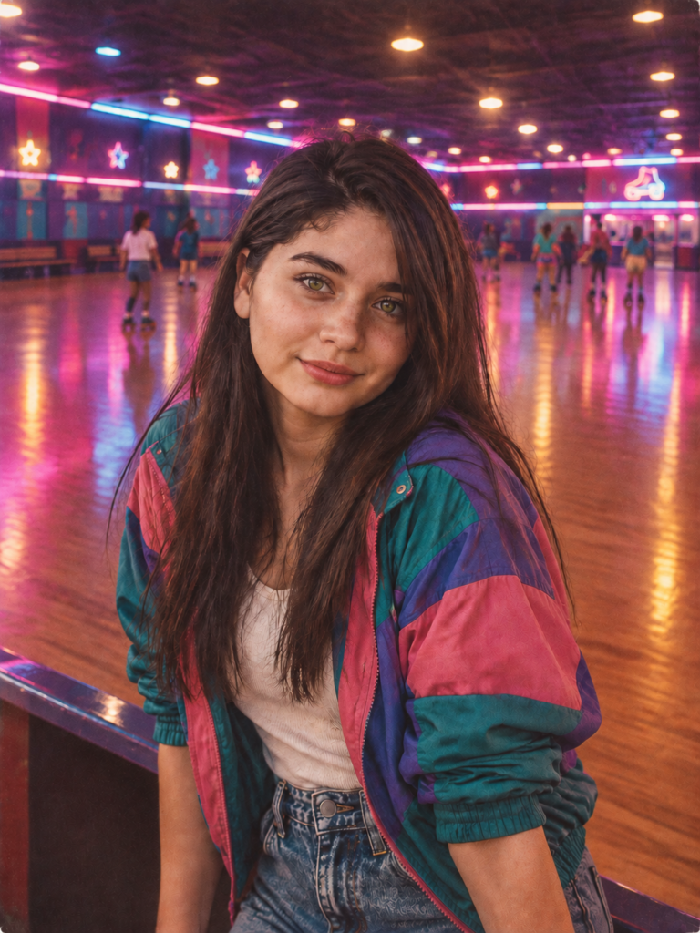 Vintage Skating Portrait